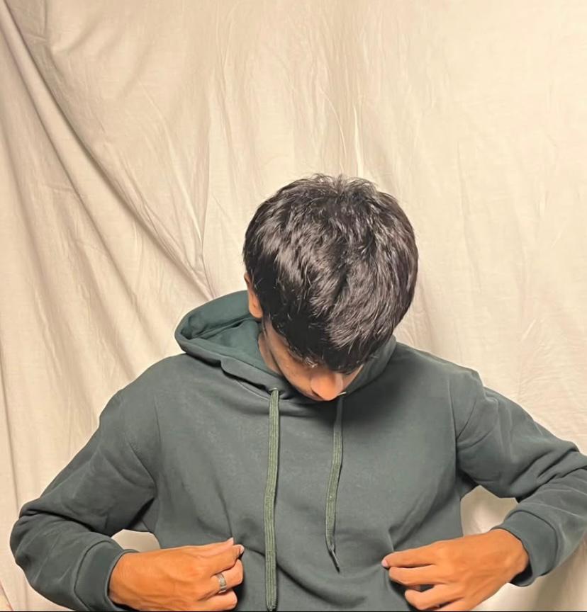 Plain Hooded Sweatshirt