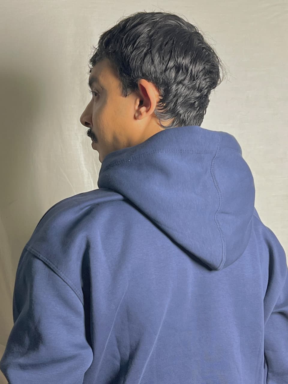 Plain Navy Blue Hoodie
