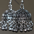 Silver Dome Jhumka
